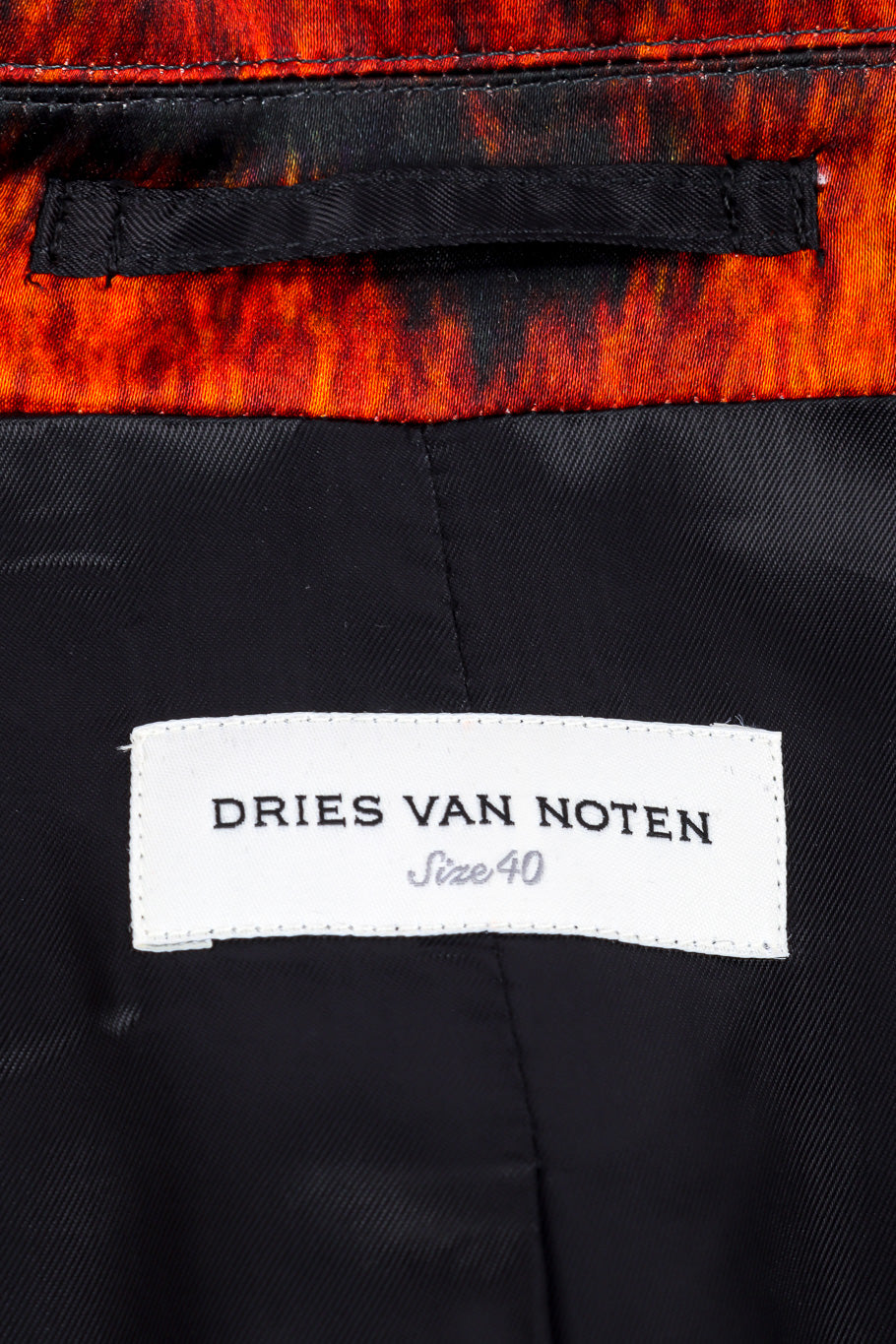 Dries Van Noten tiger duster coat designer label @recessla