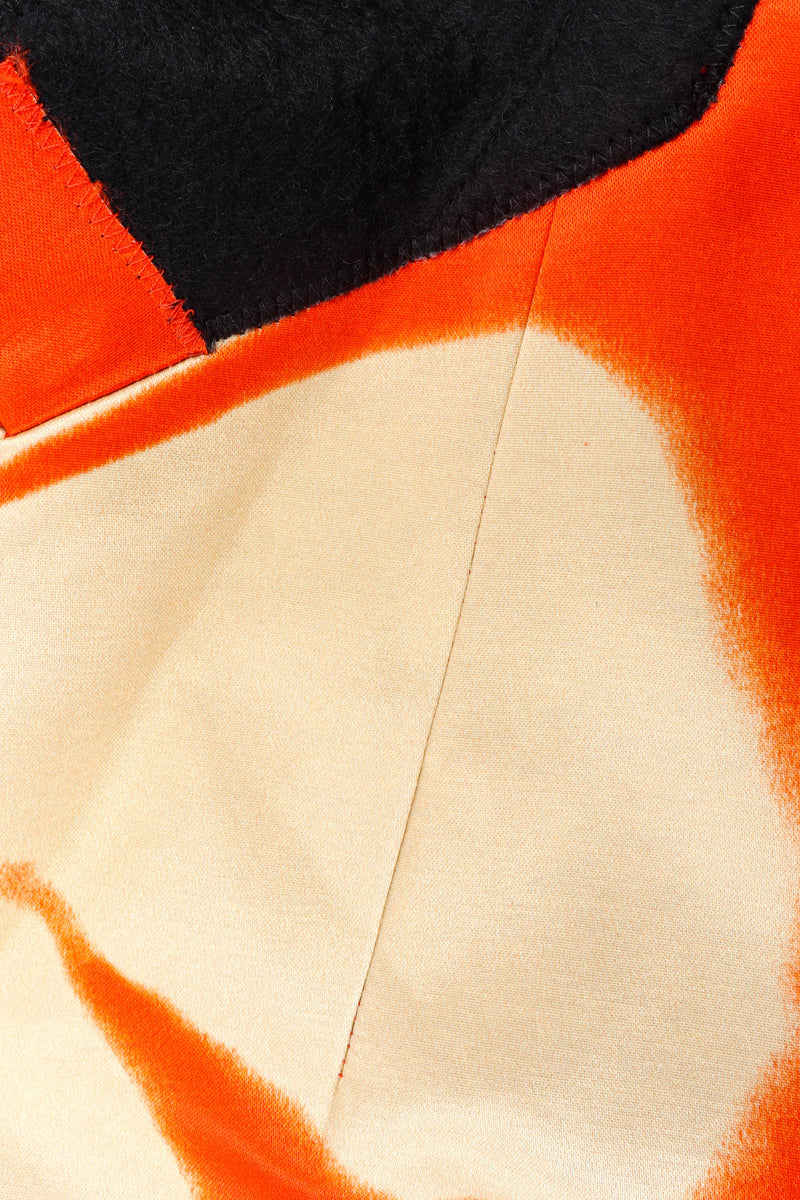 Vintage Dries Van Noten Double Breasted Blazer Coat print detail @ Recess LA