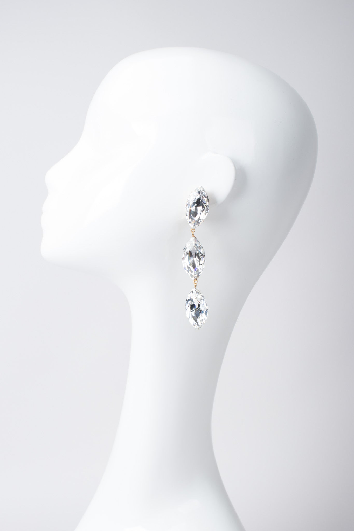 Designed By SD Crystal Marquise Drop Earrings