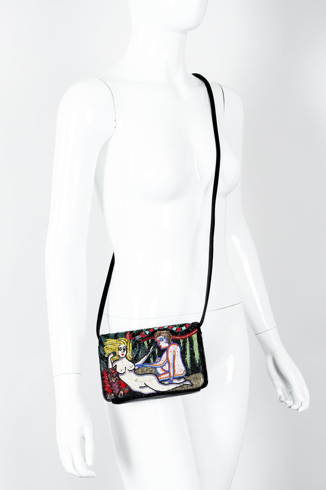 Adam & Eve Beaded Bag
