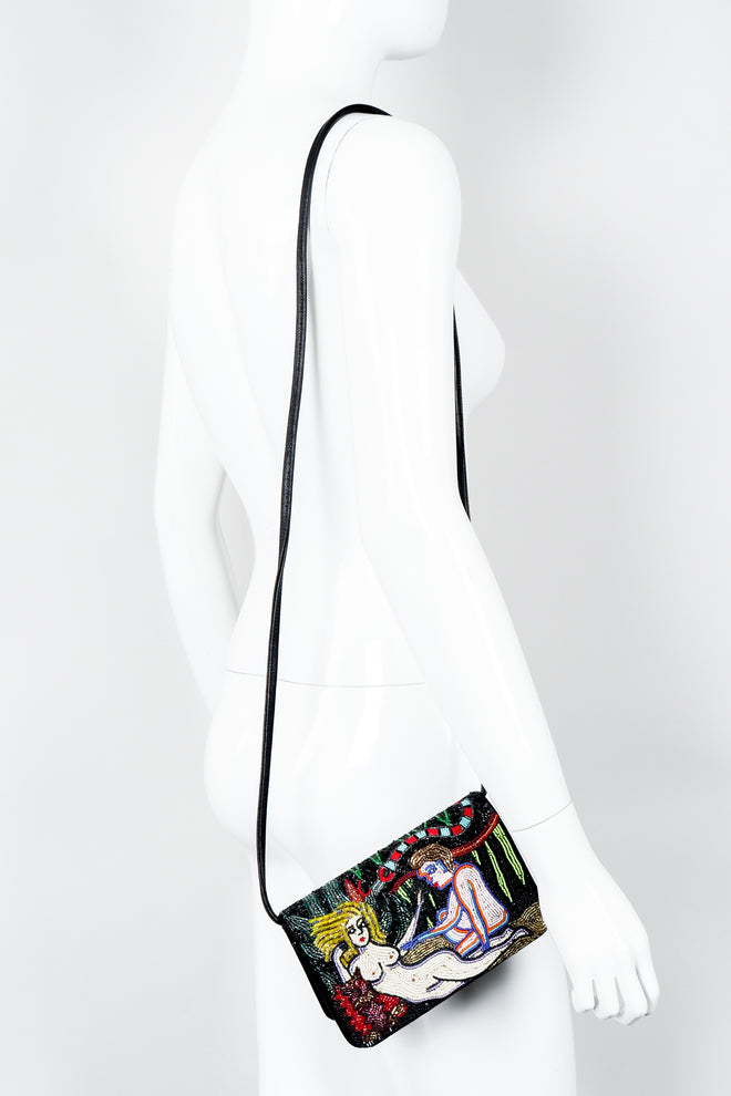 Adam & Eve Beaded Bag