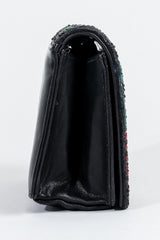 Vintage Bradley Adam & Eve Beaded Bag Side 1 on Grey at Recess Los Angeles