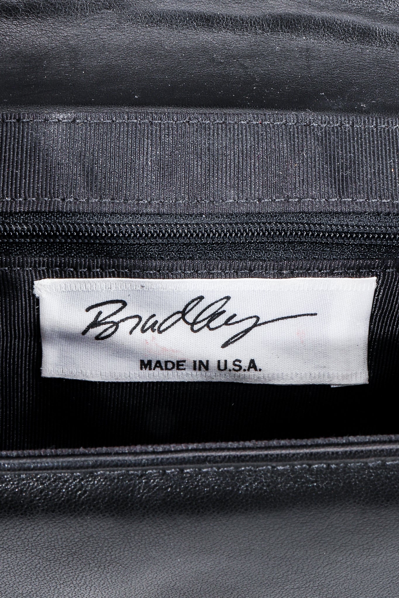 Vintage Bradley Label on interior