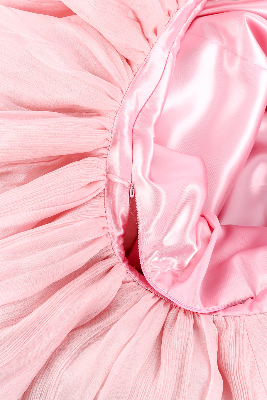 Bubble dress by Margaretha Ley for Escada inside zipper close @recessla