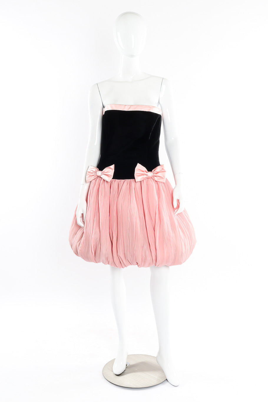 Bubble dress by Margaretha Ley for Escada mannequin front @recessla