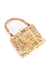 Etra brocade caged oval box bag product shot @recessla