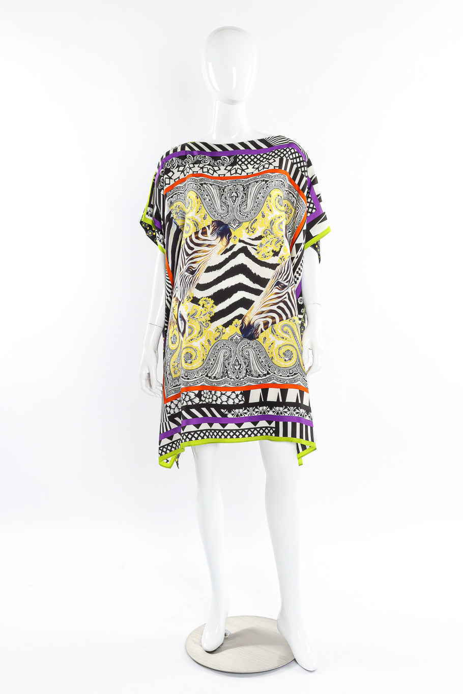 Poncho scarf top by Etro mannequin front full @recessla
