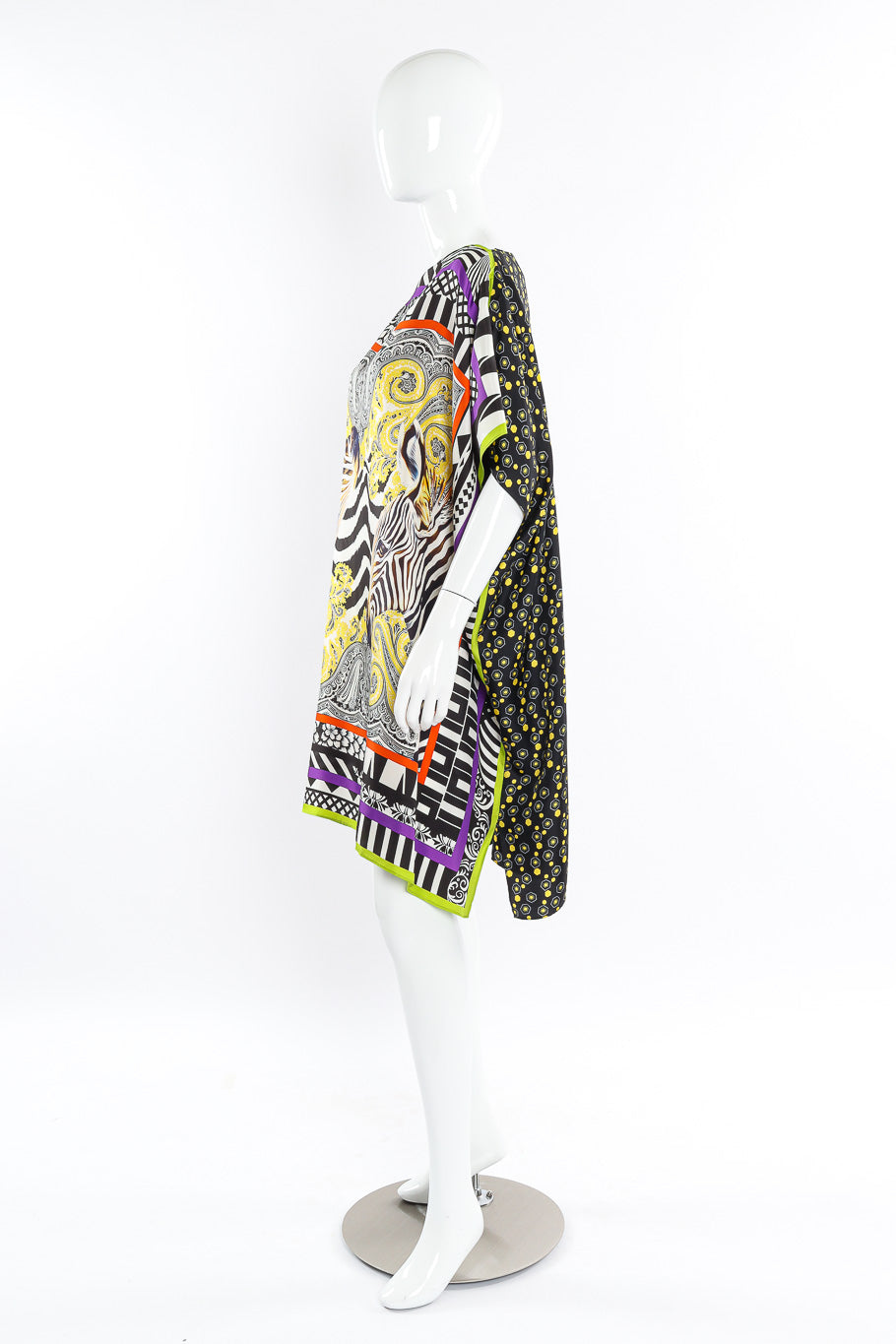 Poncho scarf top by Etro mannequin full side @recessla