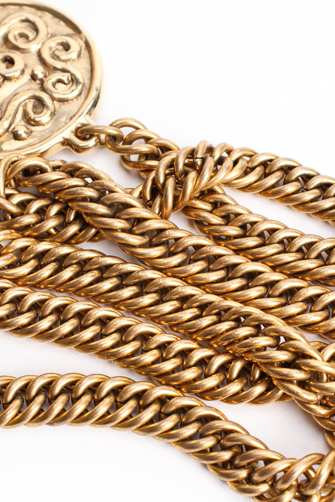 Vintage Edouard Rambaud Coin & Pearl Chain Belt Chain at Recess Los Angeles