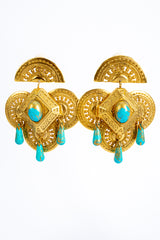 Vintage statement stone drop earrings @recessla