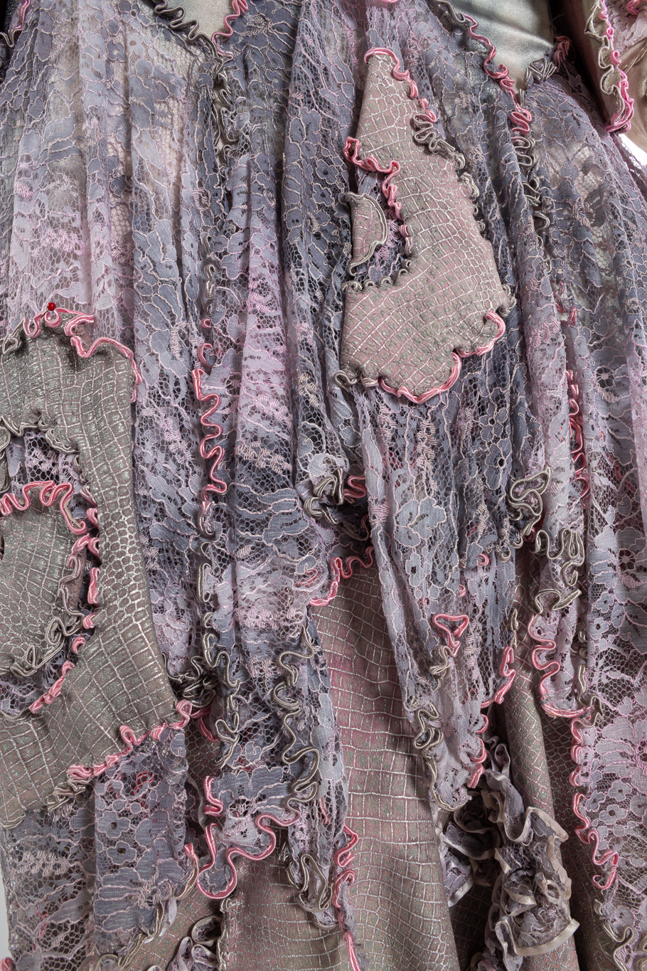 Three piece set by El Vaquero skirt patches close @recessla