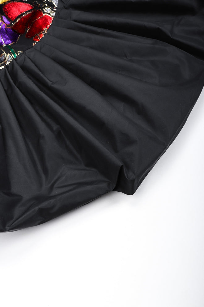 Recess Los Angeles Vintage Helga for Elizabeth Arden Salon Floral Velvet Lamé Burnout Dress