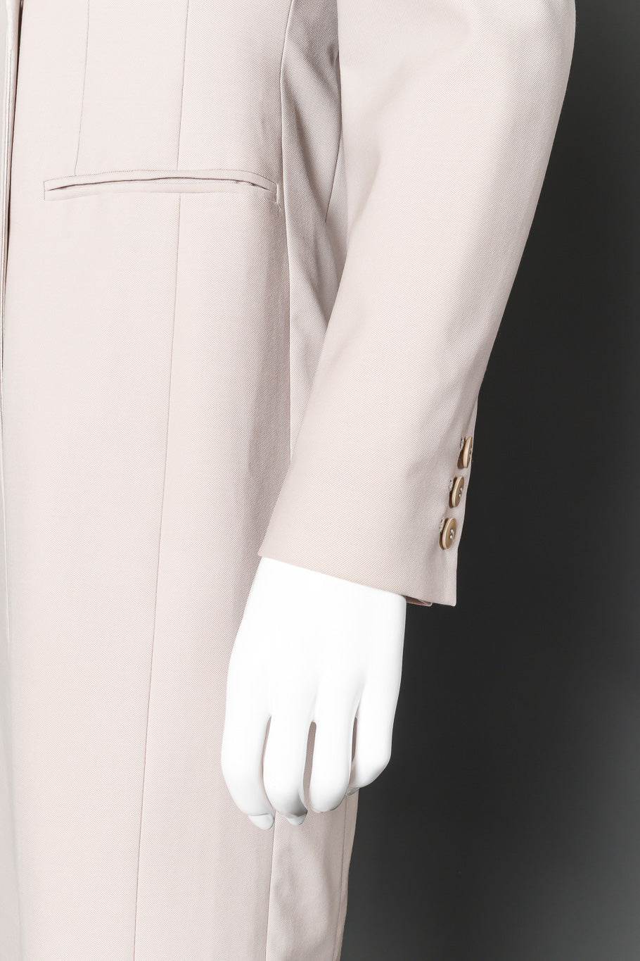 Emanuel Ungaro wool suit dress sleeve detail @recessla