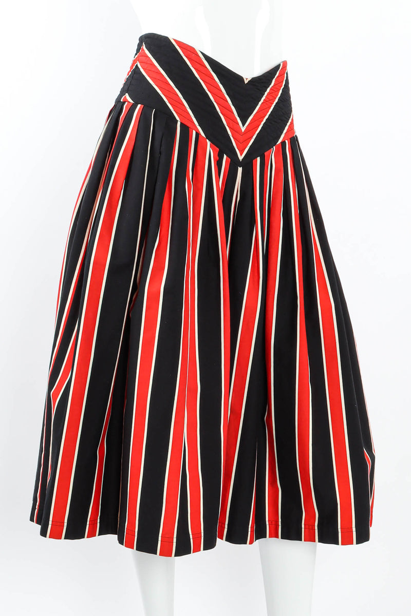 Chevron Stripe Skirt