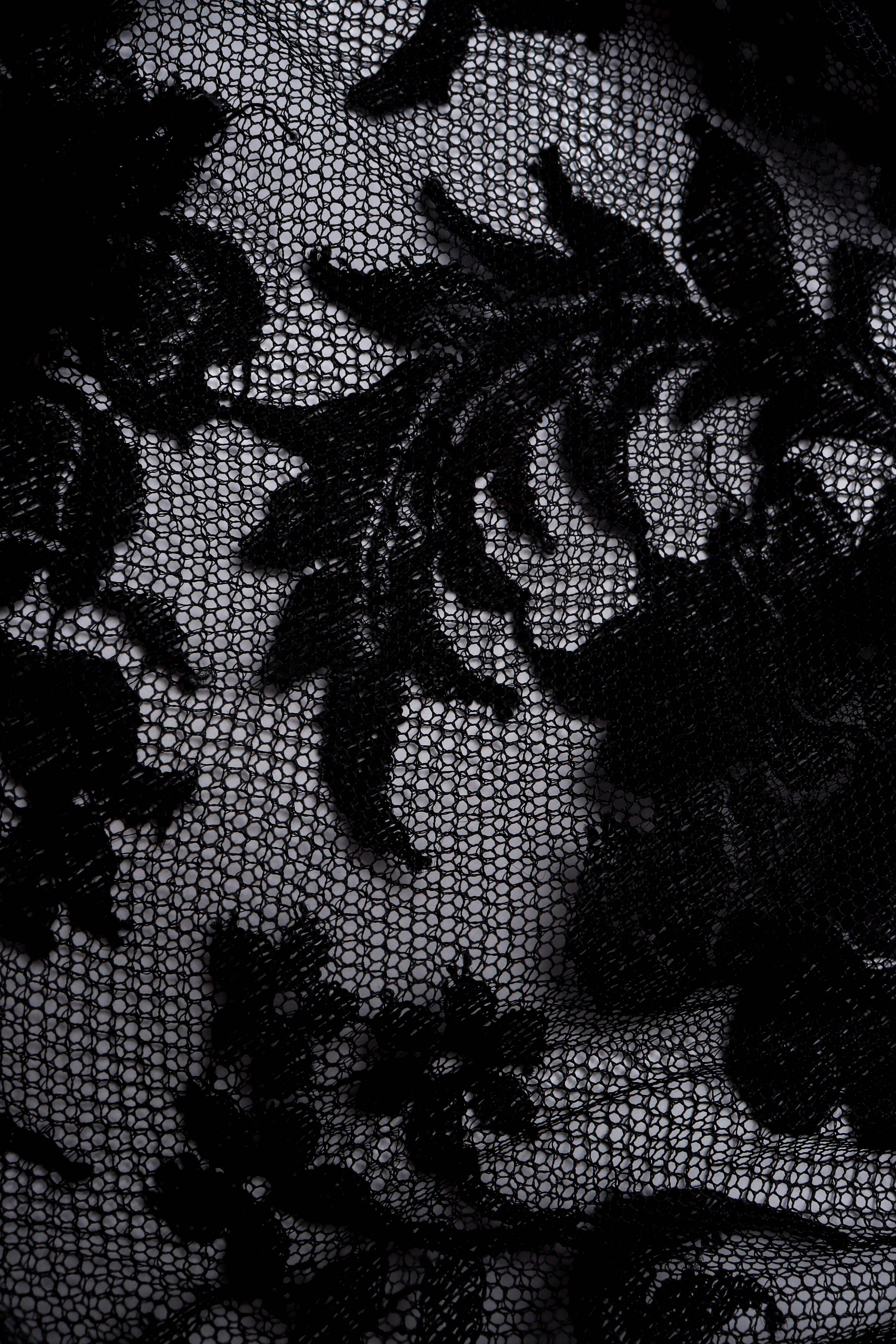 Vintage Emanuel Ungaro Bow Sheer Lace Dress lace floral deatail @ Recess LA