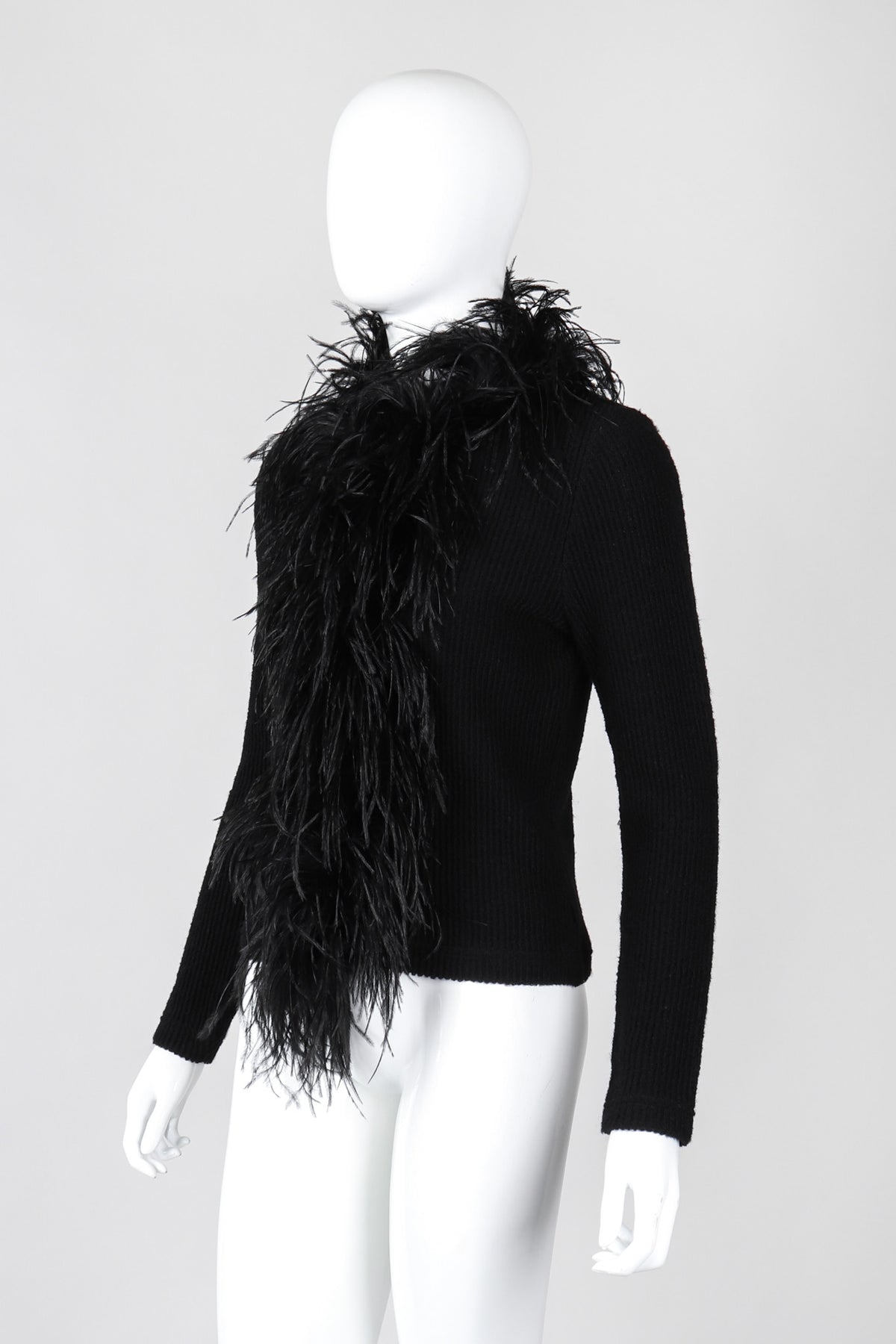 Lumignon ♥feather ribbon op + cardigan Lumignon feather ribbon op + cardiganブルー