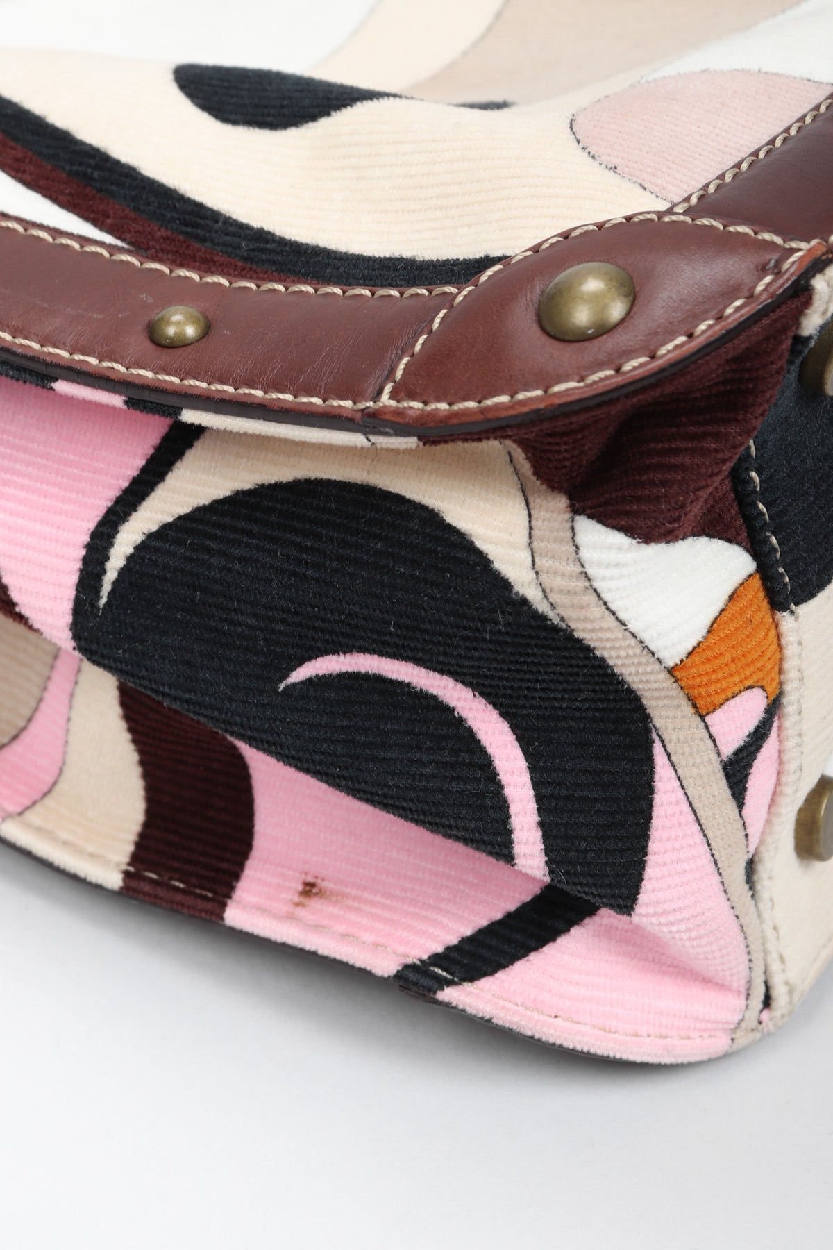 Vintage Emilio Pucci Corduroy Print Tote Bag – Recess