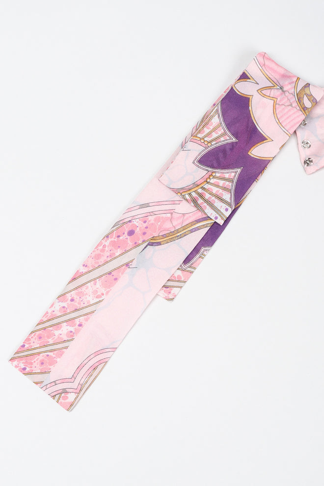 Recess Los Angeles Vintage Emilio Pucci Slashed Chiffon Cutout Dress