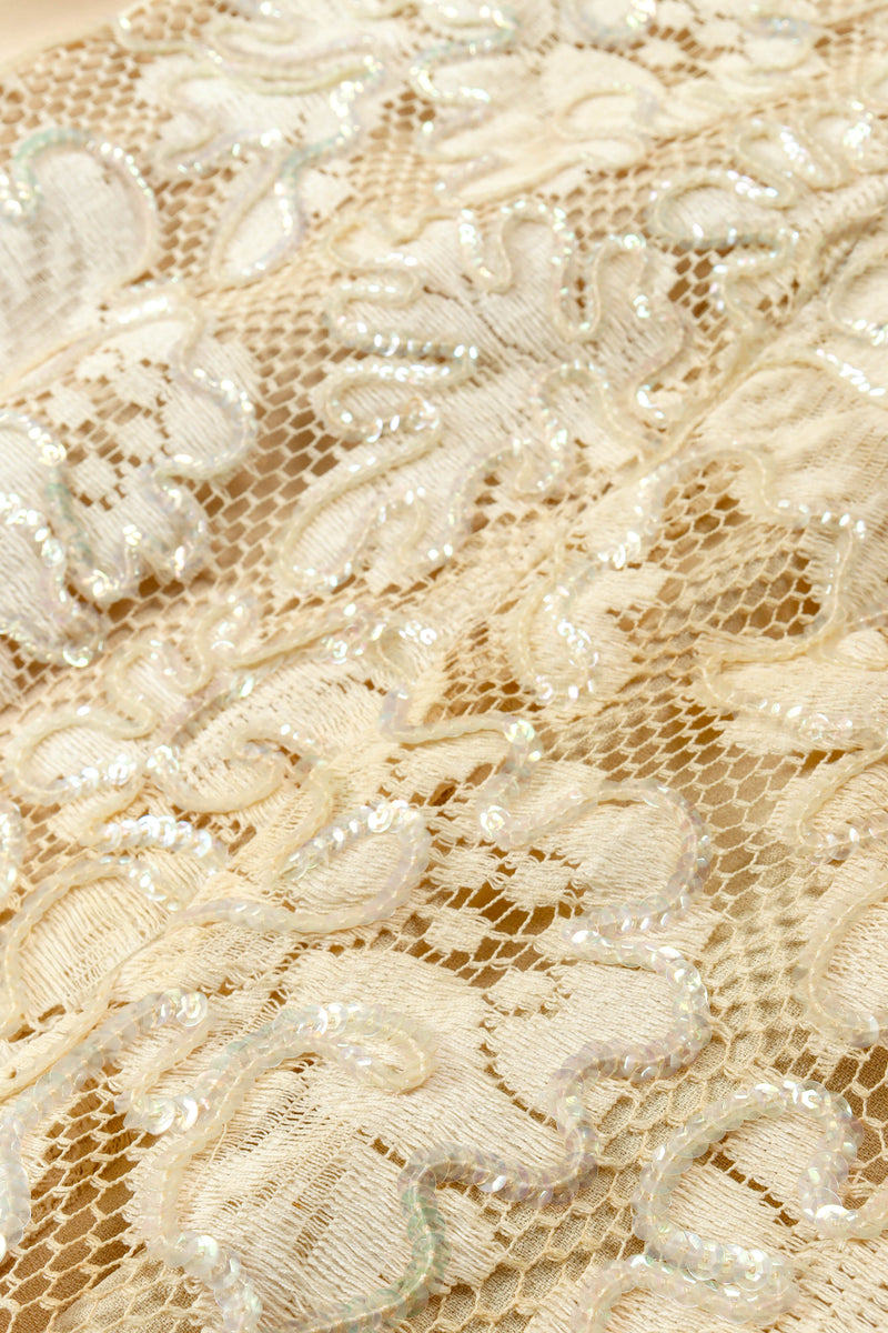 Vintage Emma Domb Lace Floral Sequin Duster lace/sequins @ Recess Los Angeles