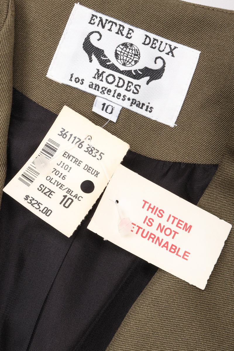 Recess Los Angeles Vintage Entre Deux Double Lapel Wool Field Jacket