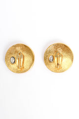 Vintage Escada Number Play Plate Earrings back @ Recess Los Angeles