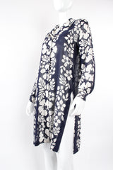 Vintage Escada Aloha Sheer Silk Chiffon Duster on Mannequin angle at Recess Los Angeles