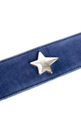 Vintage Escada Starry Suede Belt hardware detail at Recess Los Angeles