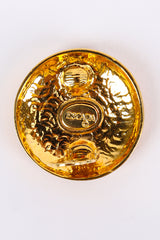 Vintage Escada Round Spiral Disc Earrings cartouche @ Recess LA