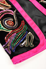 Recess Los Angeles Vintage Escada Embellished Velvet Bolero Jacket