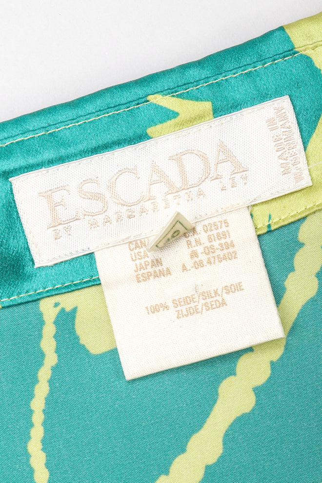 Recess Los Angeles Vintage Escada Warhol Satin Pop Art Chaplin Dietrich Shirt