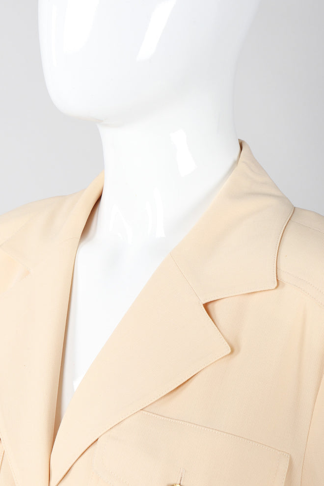 Recess Los Angeles Vintage Escada Safari Day Shirt Dress