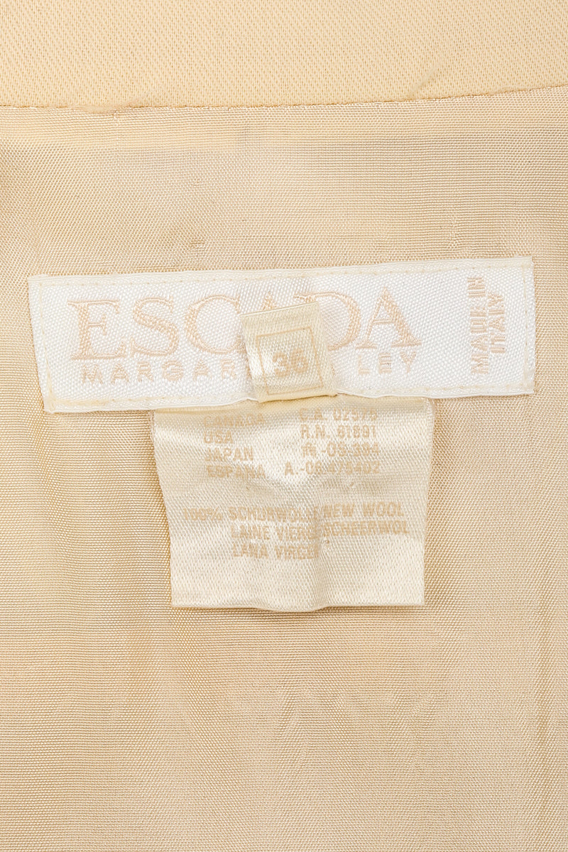 Recess Los Angeles Vintage Escada Safari Day Shirt Dress