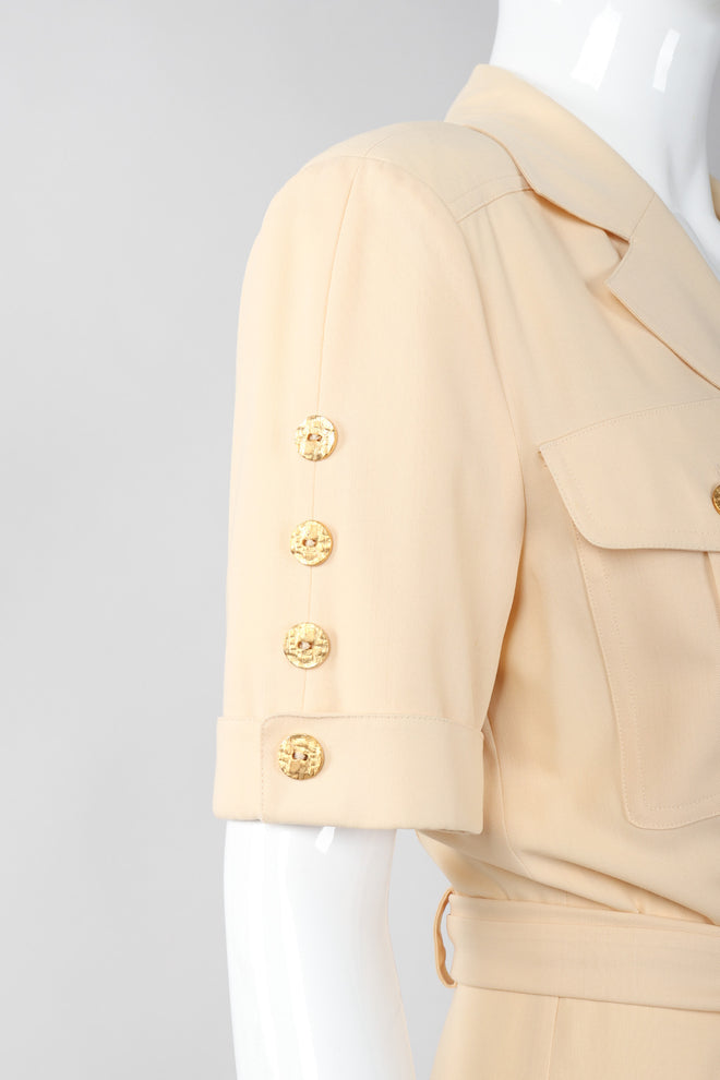 Recess Los Angeles Vintage Escada Safari Day Shirt Dress