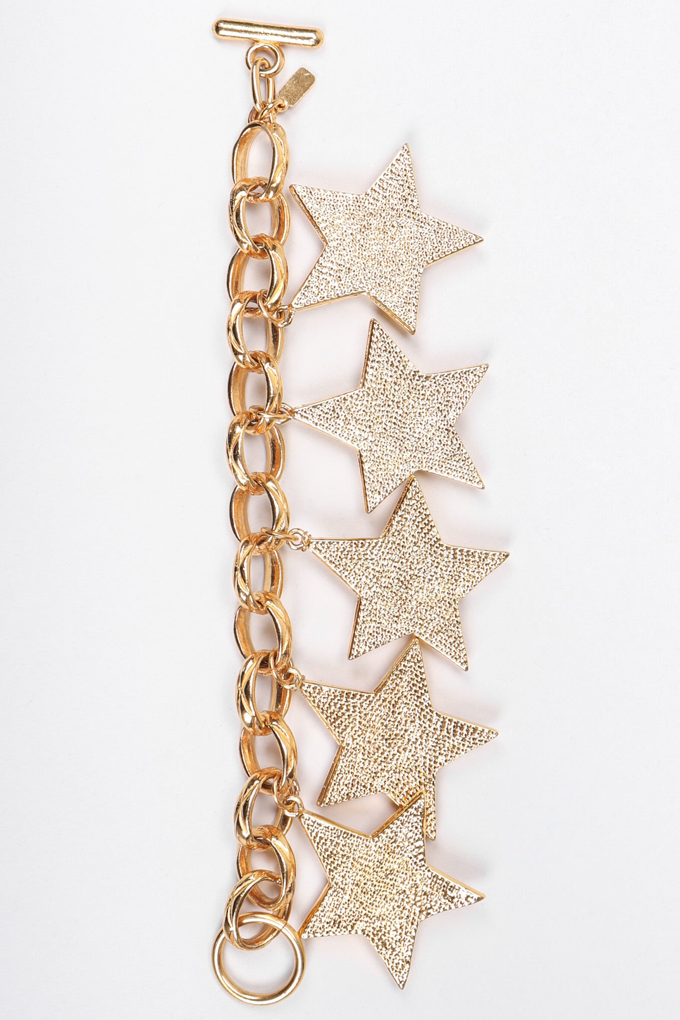 Recess Los Angeles Vintage Escada Stars Charm Bracelet