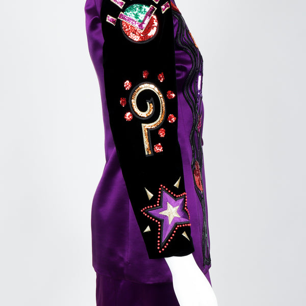 Luxurious Violet Escada Jacket, Rabbit the Archivist, ON SLOWNESS