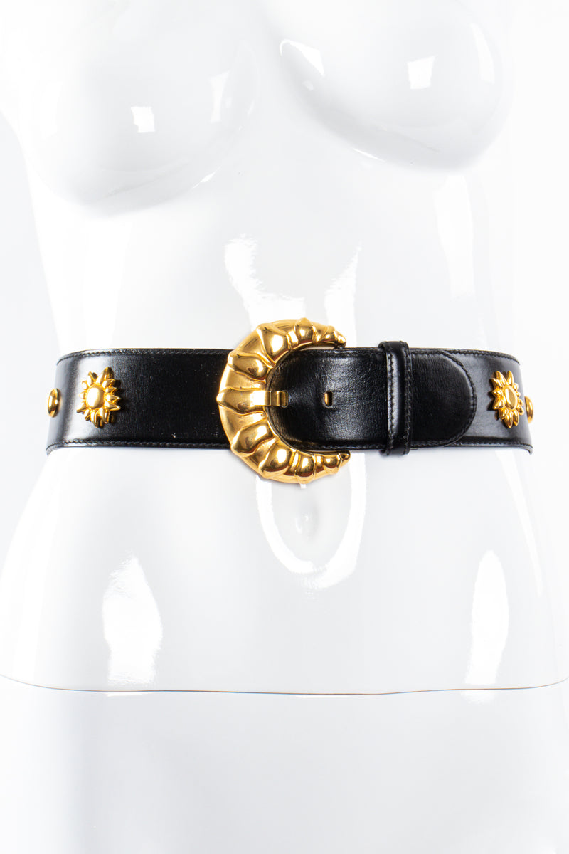 Vintage Escada Studded Sun Leather Belt – Recess
