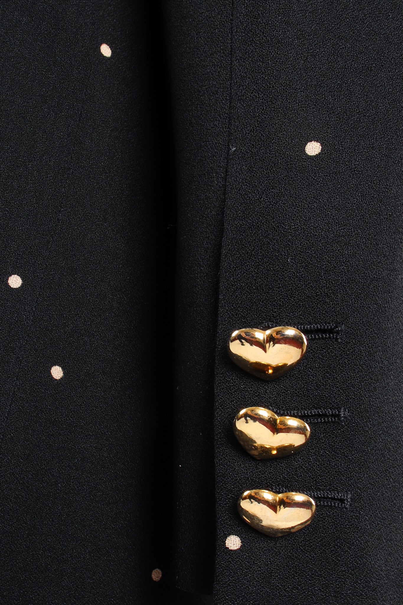 Vintage Escada Mini Dot Jacket Suit sleeve at Recess Los Angeles