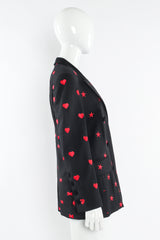 Vintage Escada by Margaretha Ley Embroidered Print Blazer mannequin side @ Recess LA