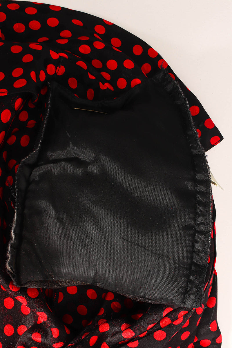 Vintage Escada by Margaretha Ley Silk Polka Dot Ruffle Dress Recess Vintage Escada by Margaretha Ley Silk Polka Dot Ruffle Dress Recess
