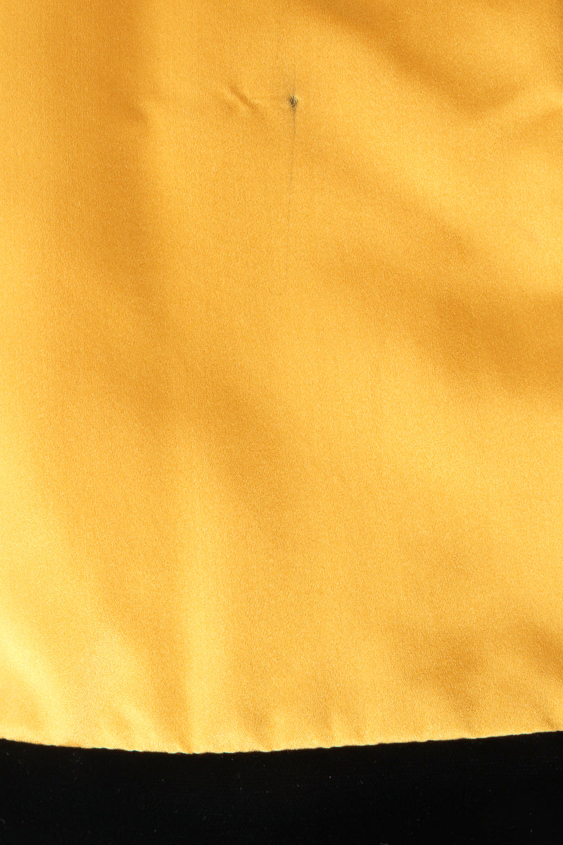 Vintage Escada Colorblock Satin Halter Ball Gown Jacket stain at Recess Los Angeles