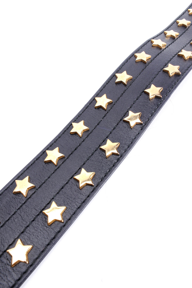 Vintage Escada Boxy Star Studded Belt star close up @ Recess LA