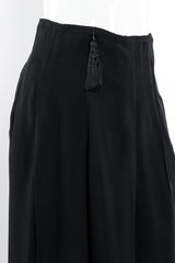 Vintage Escada Corset Waist Wide Leg Pant on Mannequin front waist crop at Recess Los Angeles