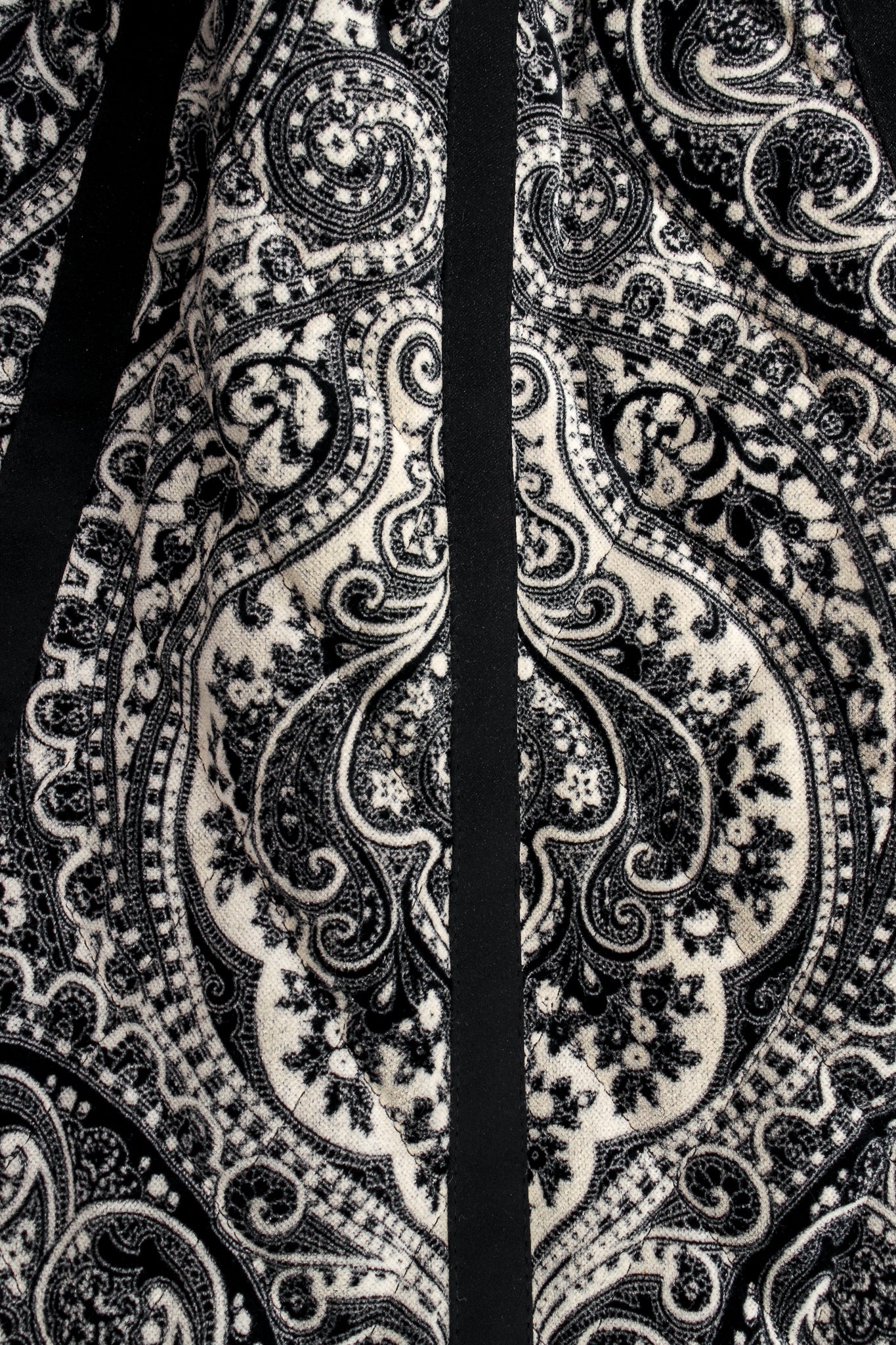 Vintage Escada Paisley Quilted Velvet Bomber Jacket print at Recess Los Angeles