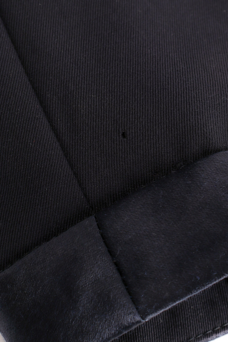 Vintage Escada Starry Cropped Tuxedo Jacket cuff holes at Recess Los Angeles