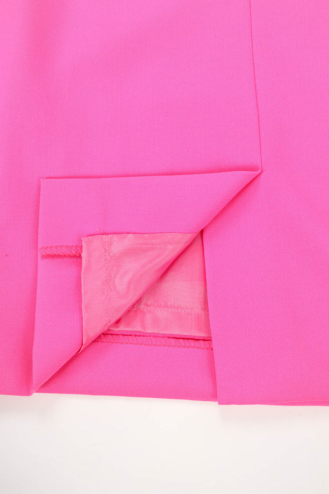 Vintage Escada 1980s Wool Blazer & Skirt Set skirt back vent @ Recess Los Angeles