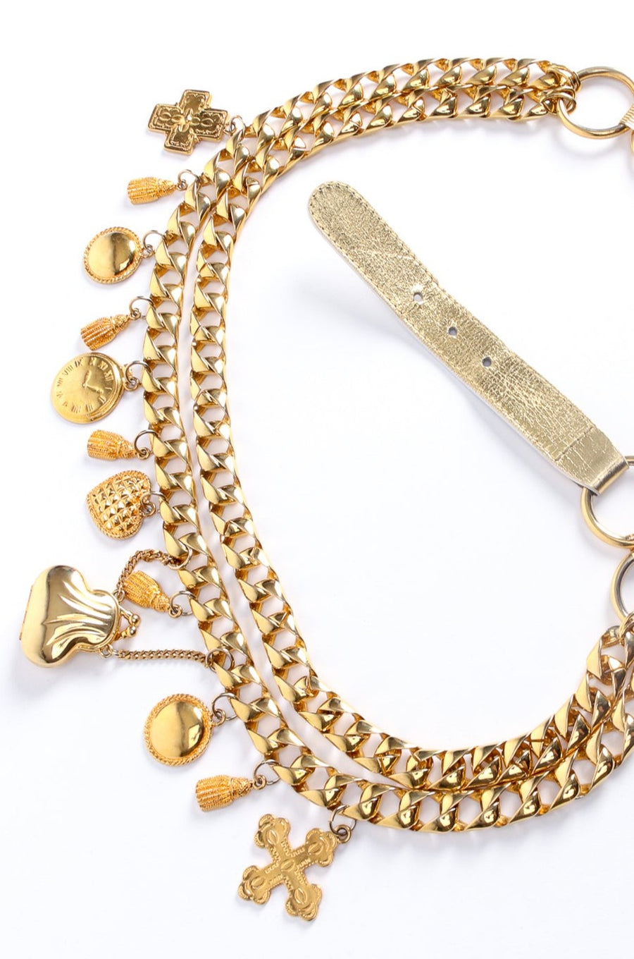 Vintage Escada Draped Charm Chain Belt – Recess