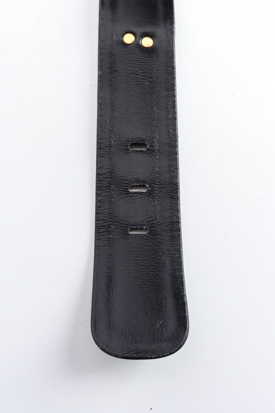 Vintage Escada Panther Studded Stripe Belt – Recess display picture 1