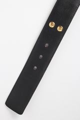 Vintage Escada Bullet Studded Leather Belt back pin holes @ Recess Los Angeles