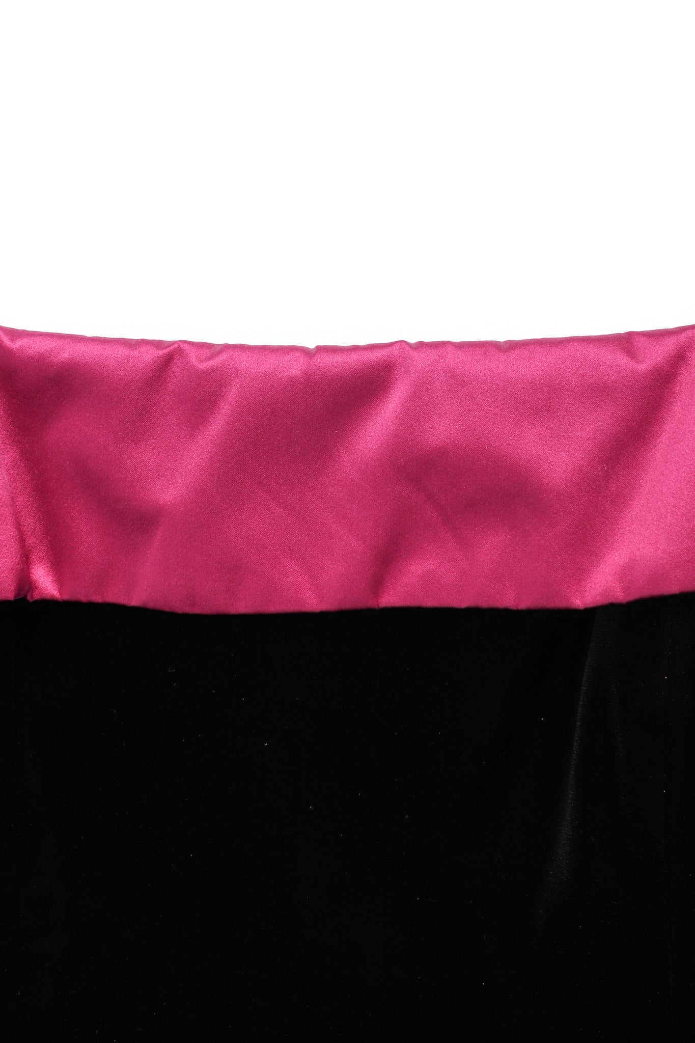 Vintage Escada Couture Velvet Love Bead Dress pink satin chest band @ Recess LA