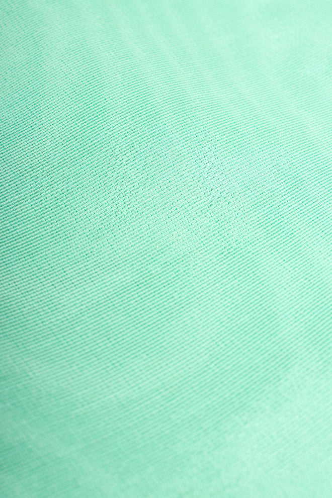 Vintage Escada Mint Moiré Jacket & Skirt Suit fabric detail at Recess Los Angeles